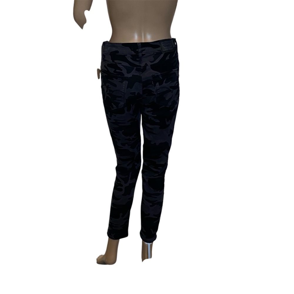 Levi's Levi Strauss & Co. High-Rise Skinny Ankle Jeans Blk Camouflage Sz 29 EUC - Picture 7 of 9